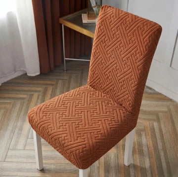 China Mazed Chair Cover Rust