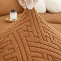 China Mazed Sofa Cover Rust