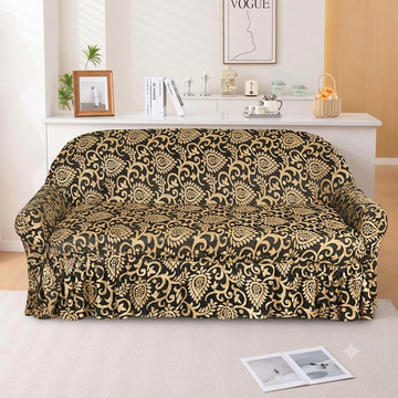 Luxury Embossed Jacquard Sofa Cover Skin