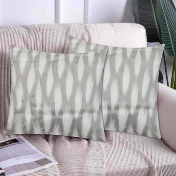 Bird Feather Cushion Cover Red