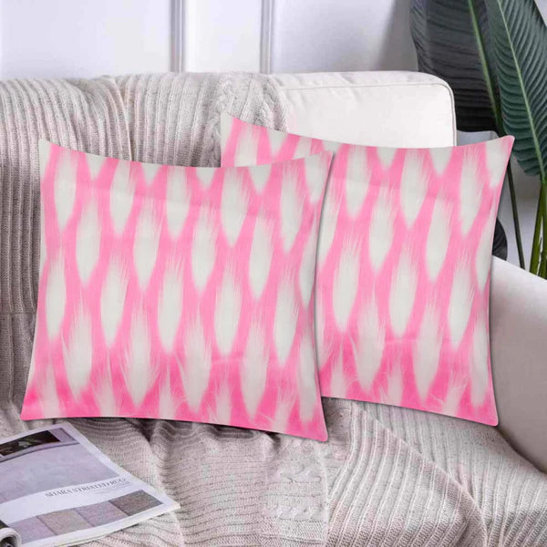 Bird Feather Cushion Cover Red