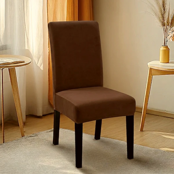 Fitted Jersey Chair Cover Brownv