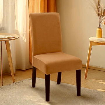 Fitted Jersey Chair Cover Chikoo