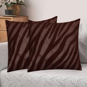Zebra Cushion Cover Gray